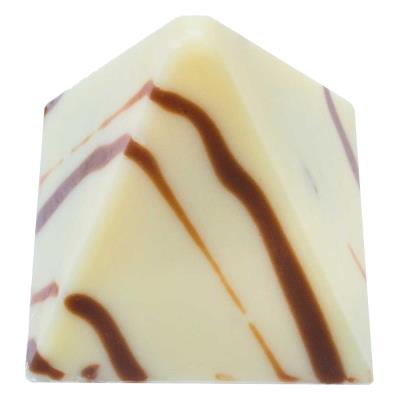 Caramel Pyramid in White Chocolate