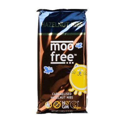 Moo Free Hazelnut Nib Bar 100g