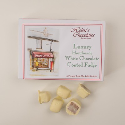 Helen's Luxury White Chocolate Coated Fudge Gift Box
