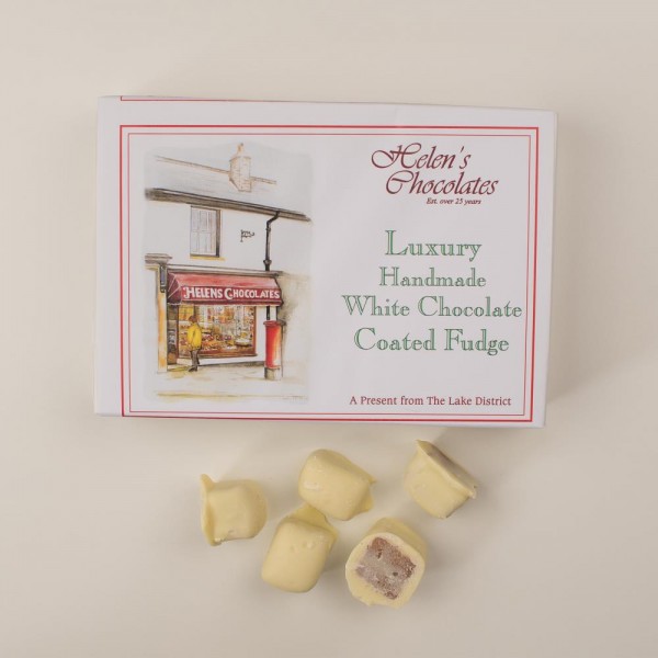 Helen's Luxury White Chocolate Coated Fudge Gift Box