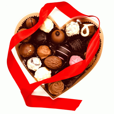 Helen's Luxury Chocolate Heart Box