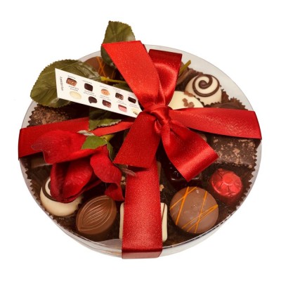 Helen's Luxury Round Acetate Chocolate Gift Box 375g