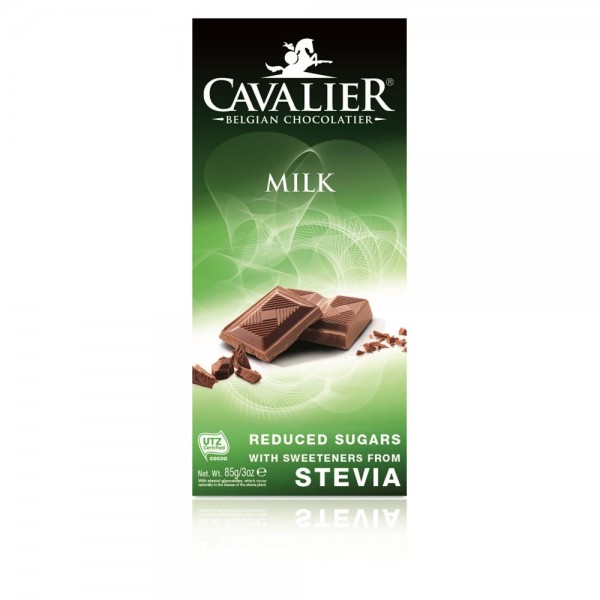 Cavalier Stevia Milk Chocolate Bar