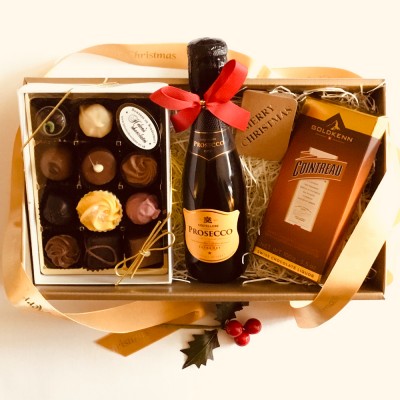 Prosecco and Chocolate Gift for Christmas